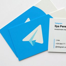 визитки telegram